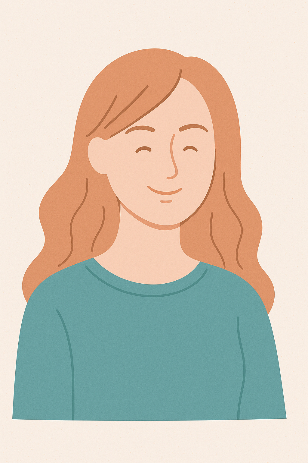 Illustrated portrait of the author
